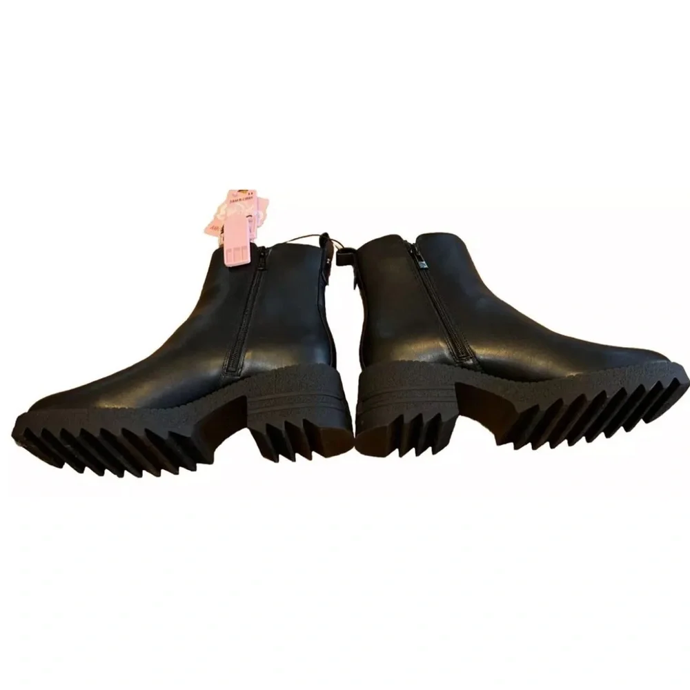 NWT! Sam & Libby Black Women's SIZE 10 Lennon Heeled Chelsea Boots - Picture 13 of 14